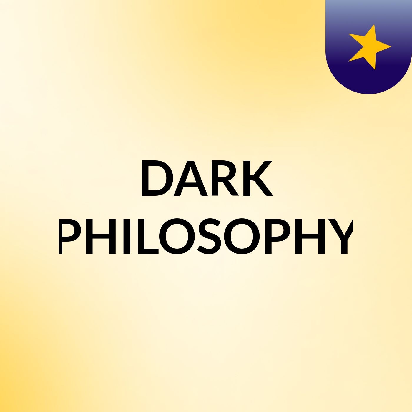 DARK PHILOSOPHY podcast artwork