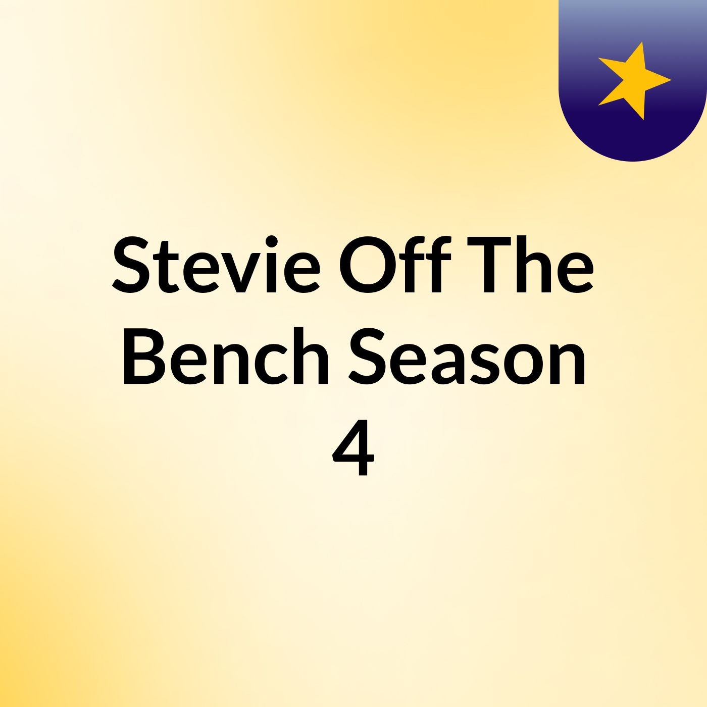 Stevie Off The Bench