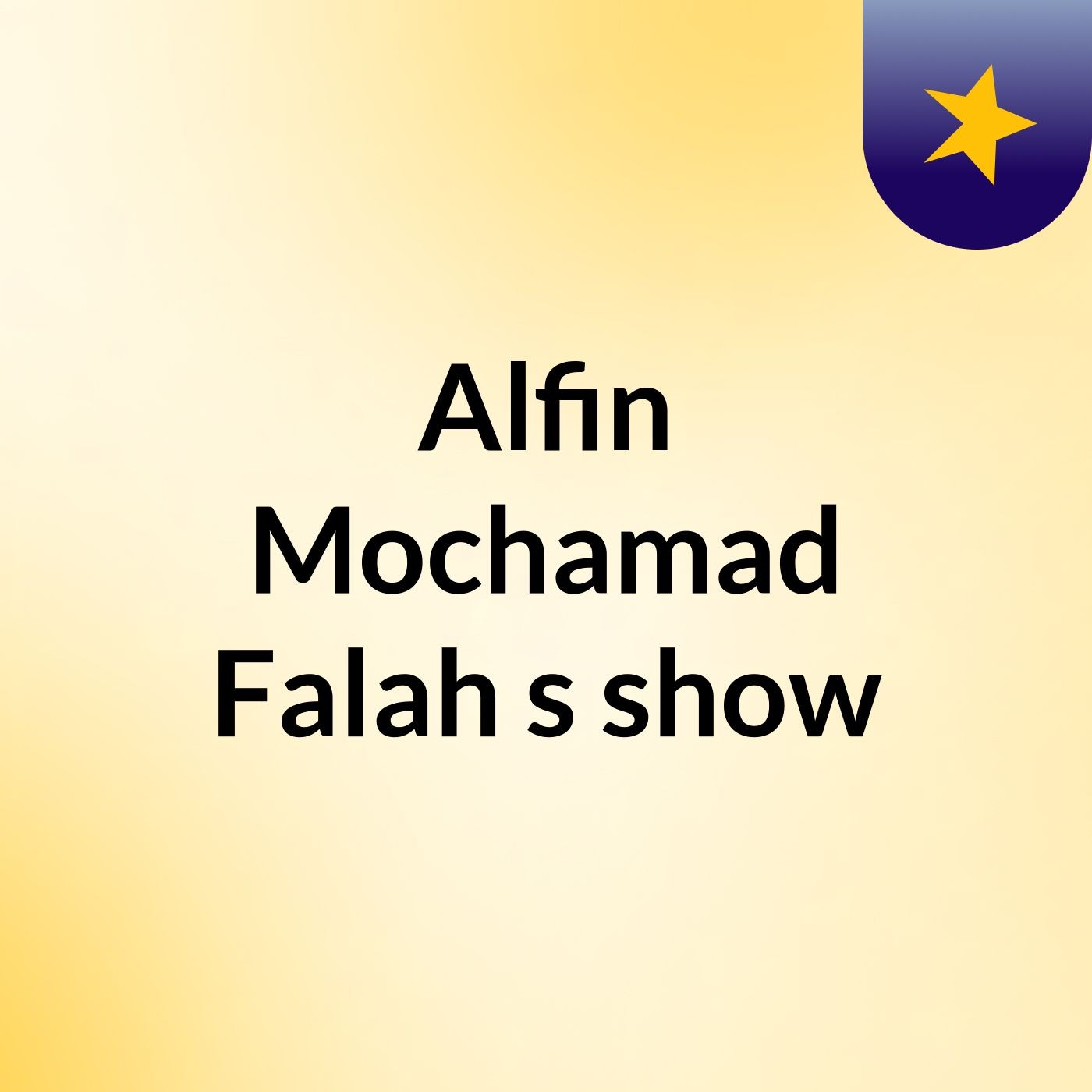 Alfin Mochamad Falah's show