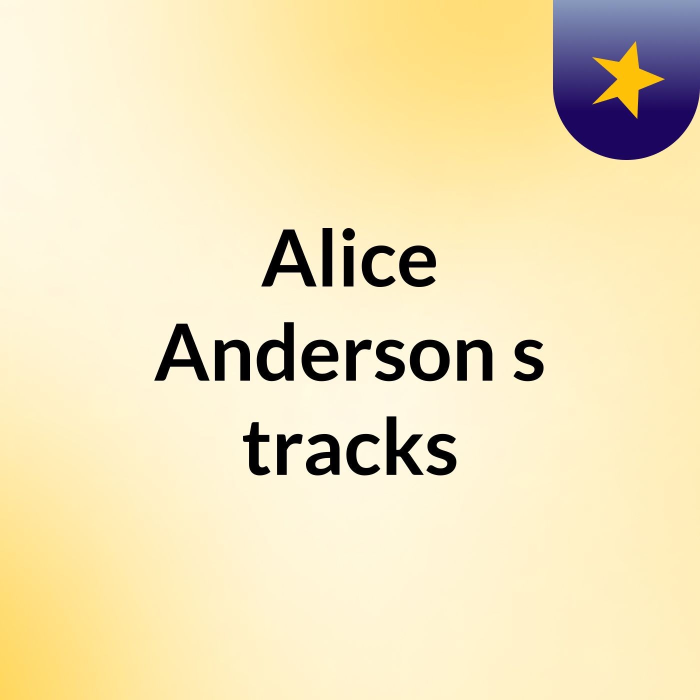 Alice Anderson\'s tracks