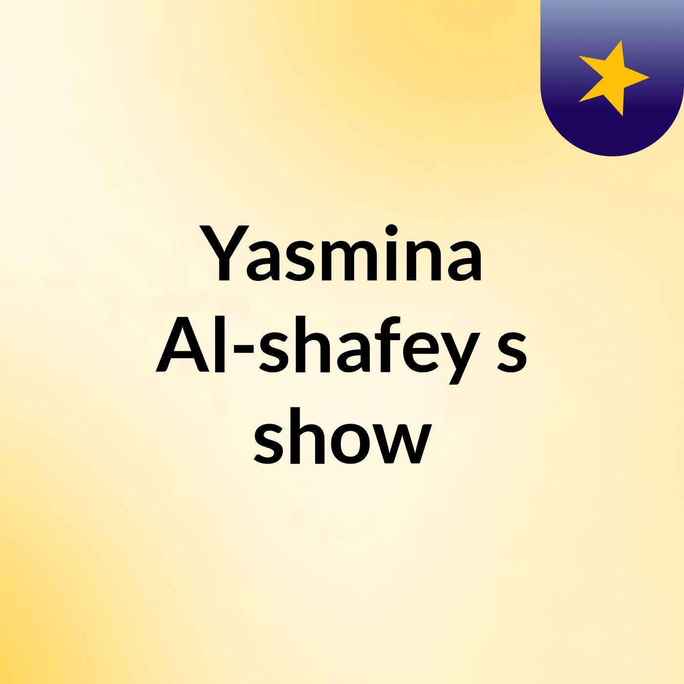 Yasmina Al-shafey's show