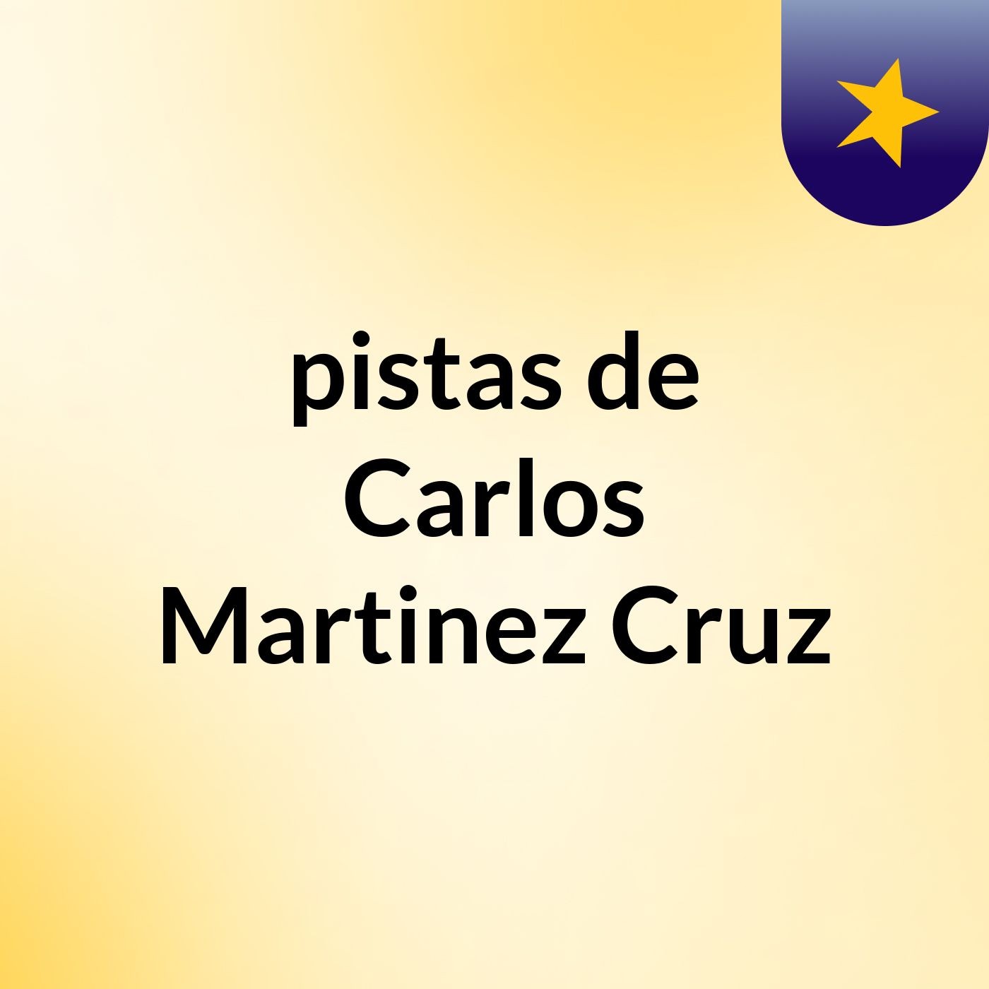pistas de Carlos Martinez Cruz