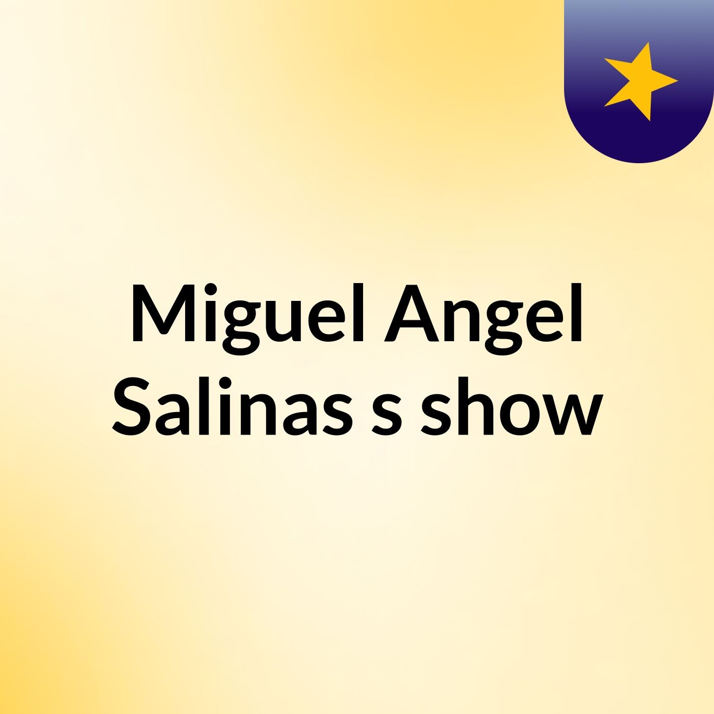 Miguel Angel Salinas's show