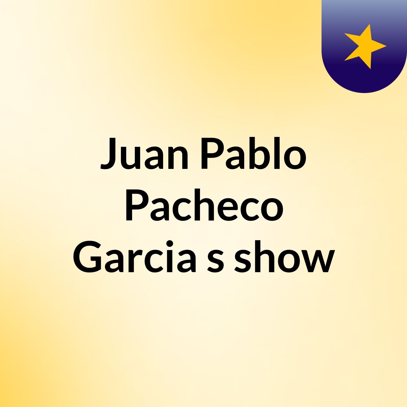 Juan Pablo Pacheco Garcia's show