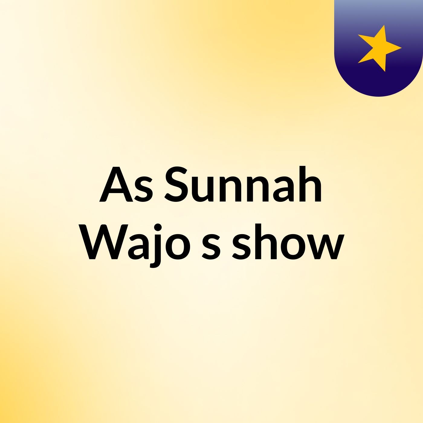 As Sunnah Wajo's show