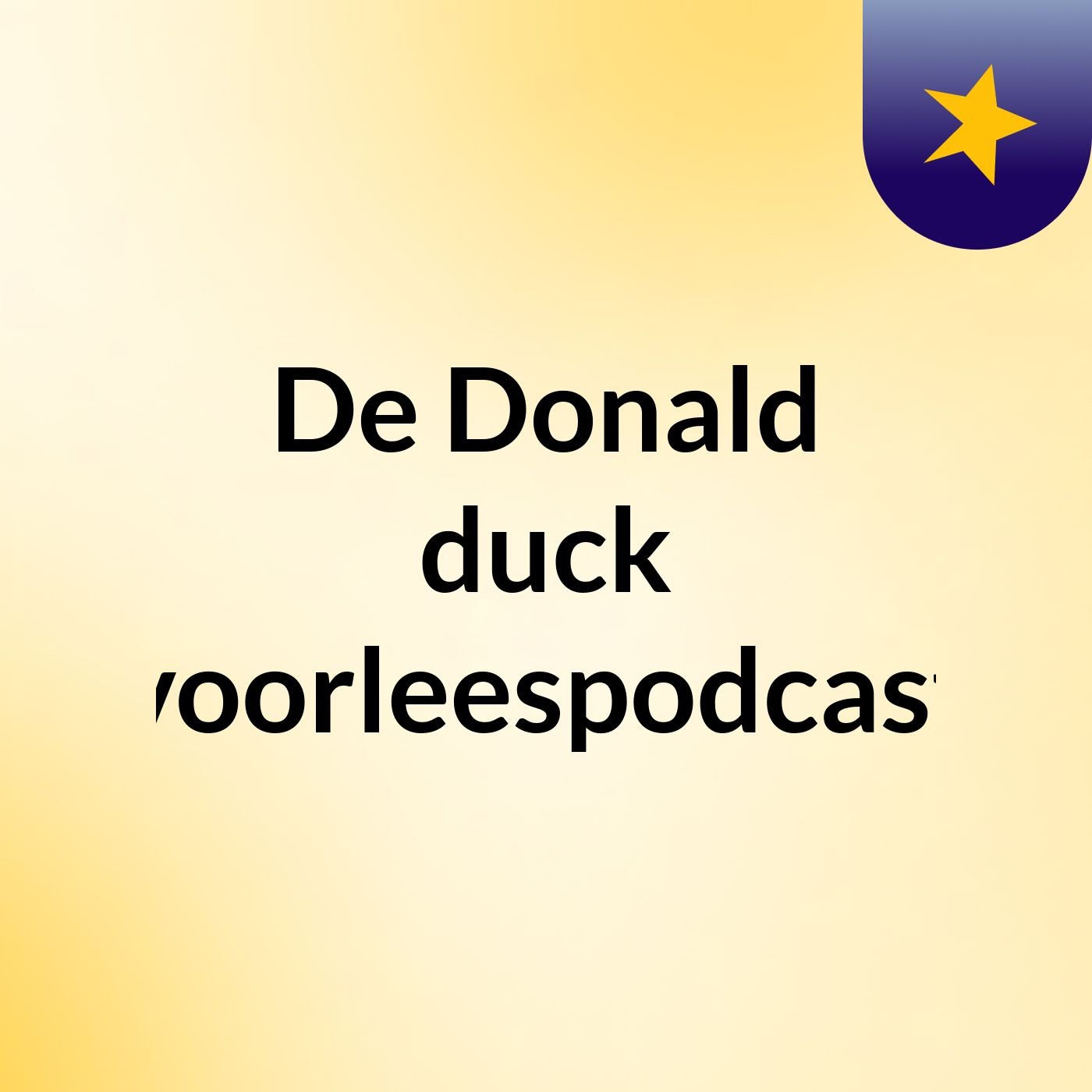 De Donald duck voorleespodcast podcast artwork