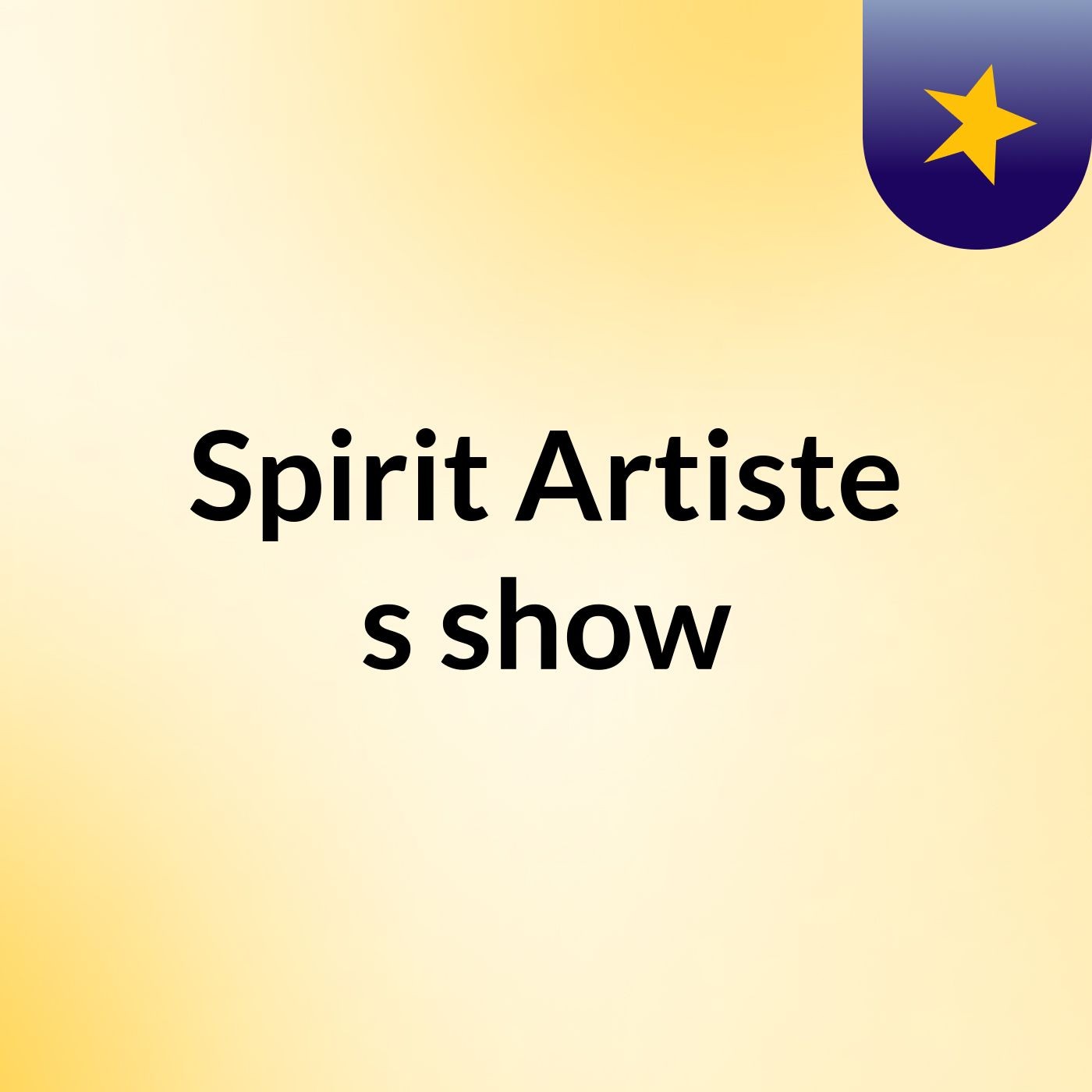 Spirit Artiste's show cover art