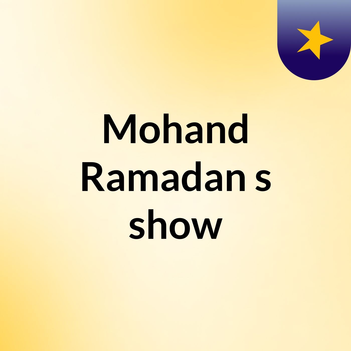 Mohand Ramadan's show