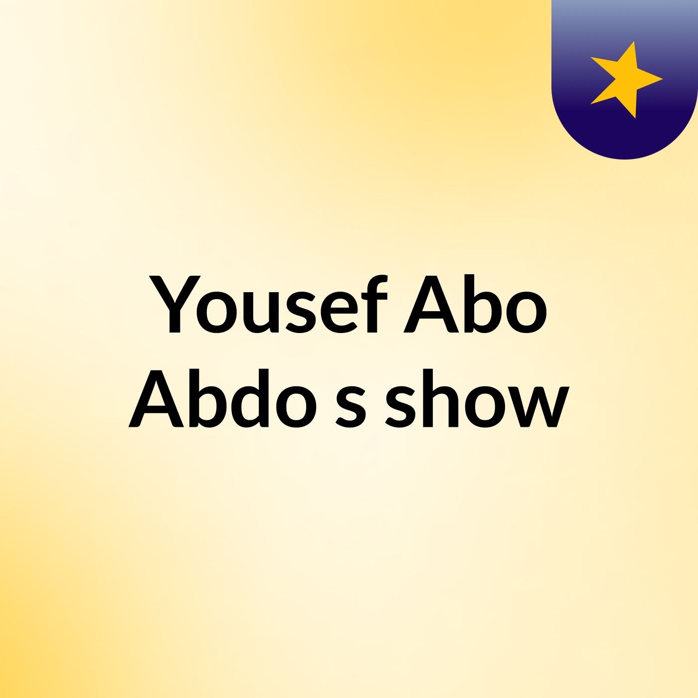 Yousef Abo Abdo's show cover art