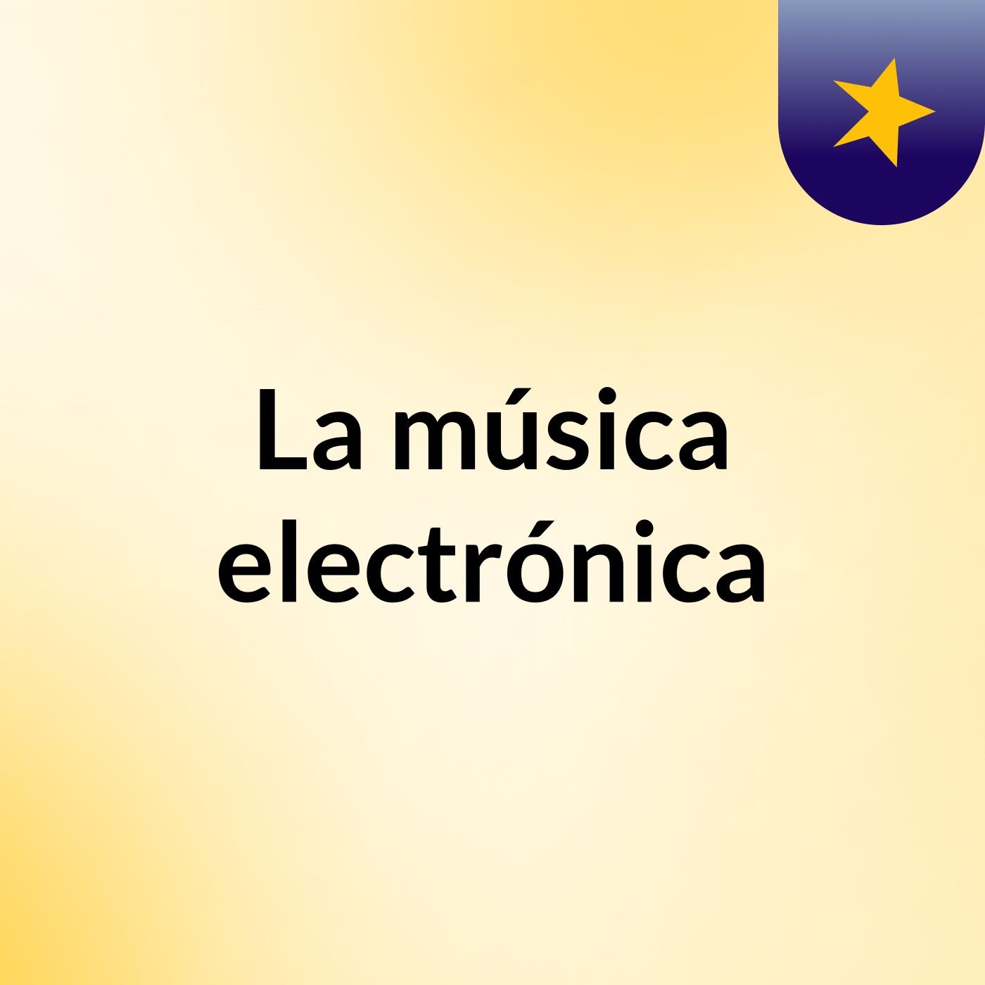La música electrónica