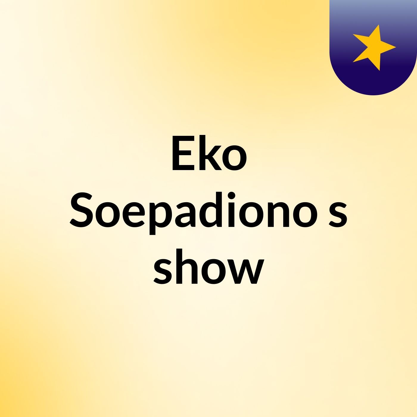 Eko Soepadiono's show