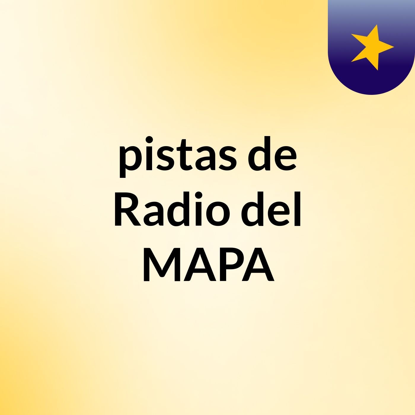 pistas de Radio del MAPA