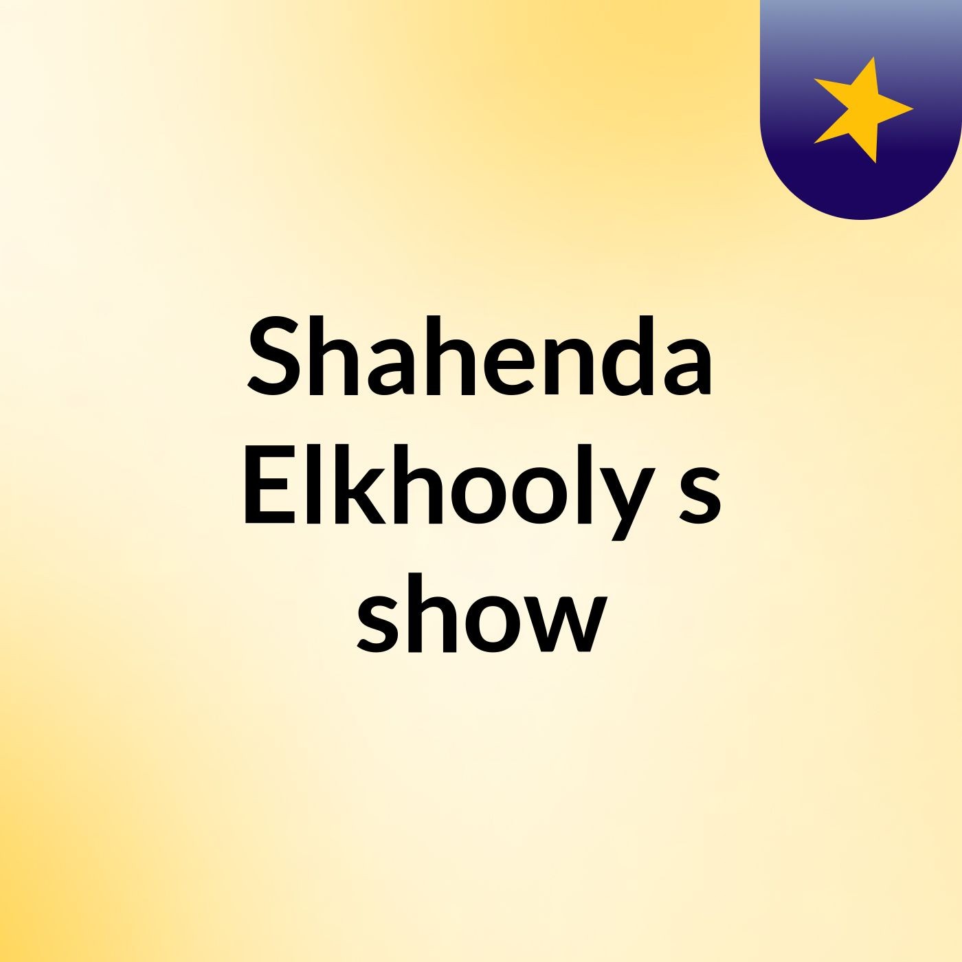 Shahenda Elkhooly's show