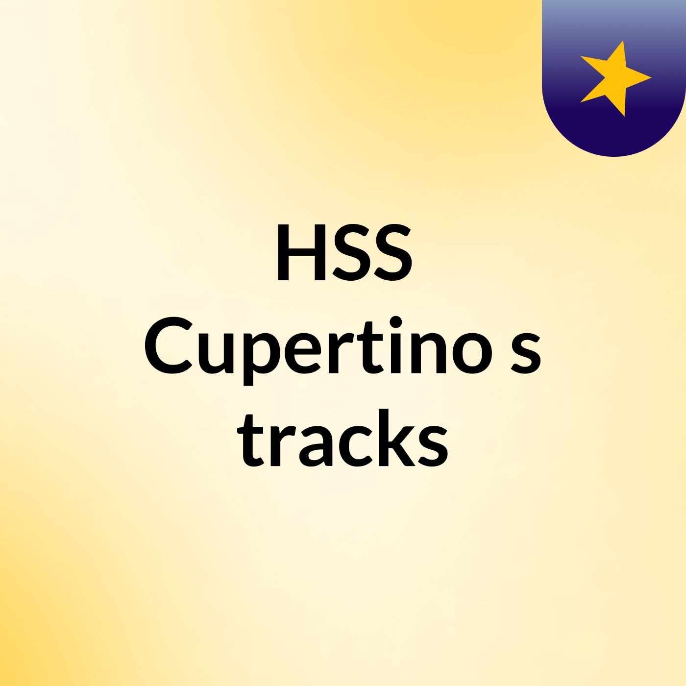 HSS Cupertino's tracks