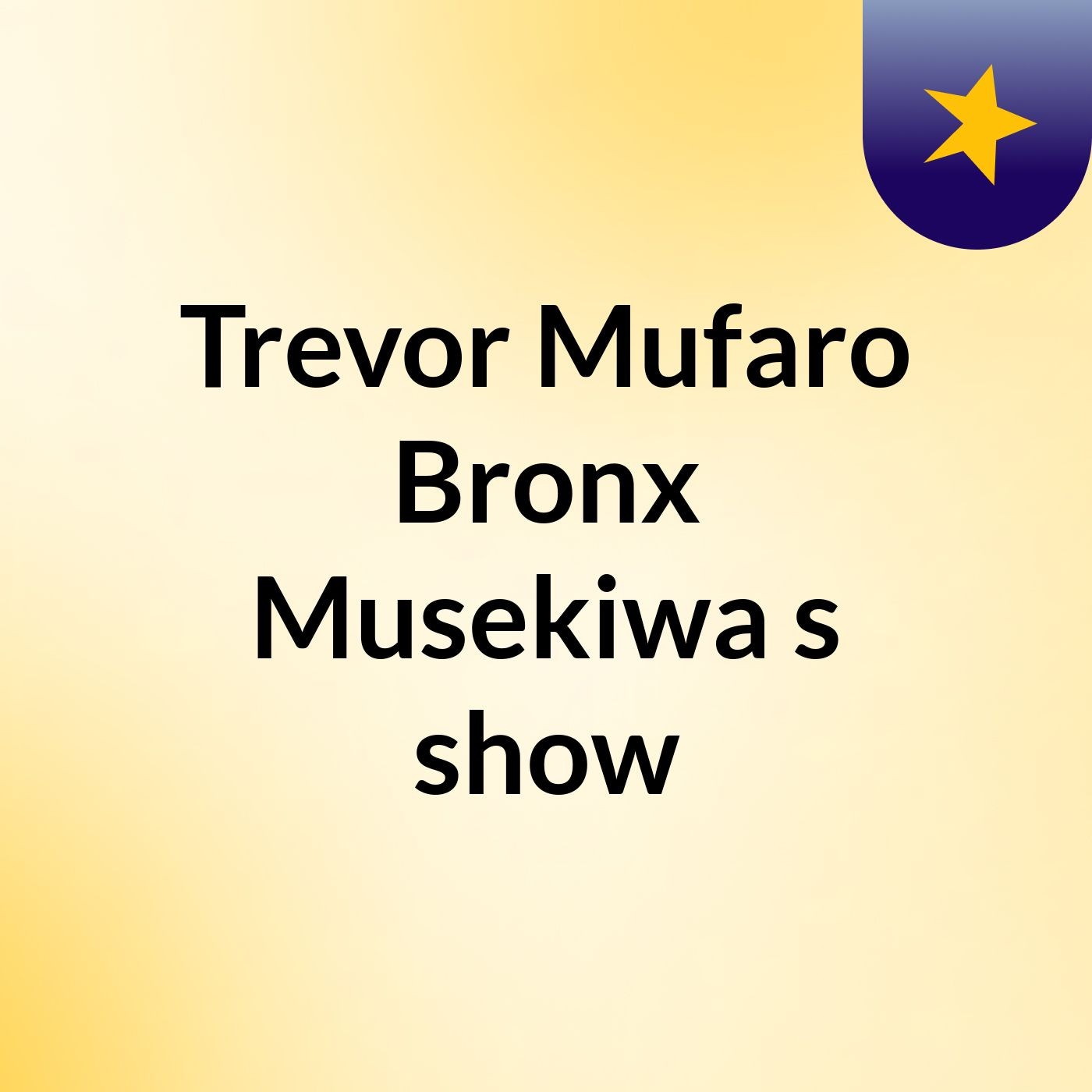 Trevor Mufaro Bronx Musekiwa's show