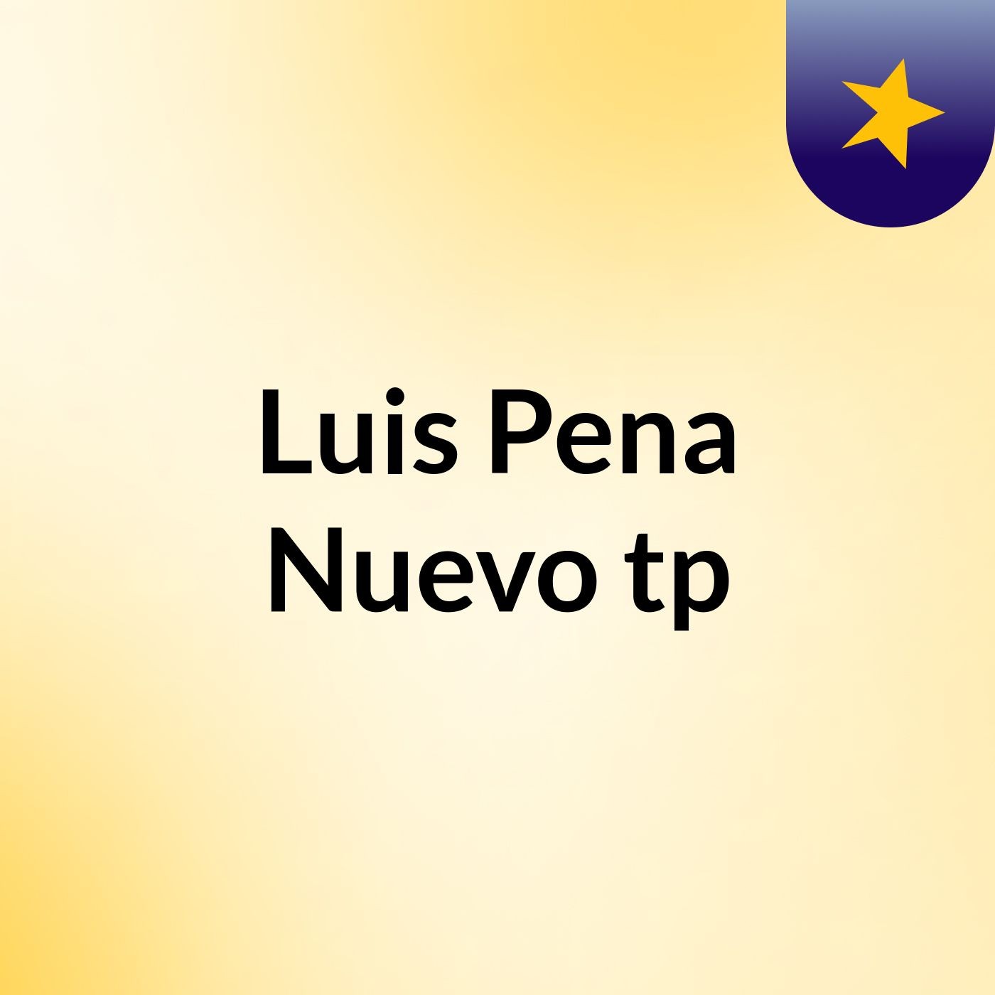 Luis Pena Nuevo tp