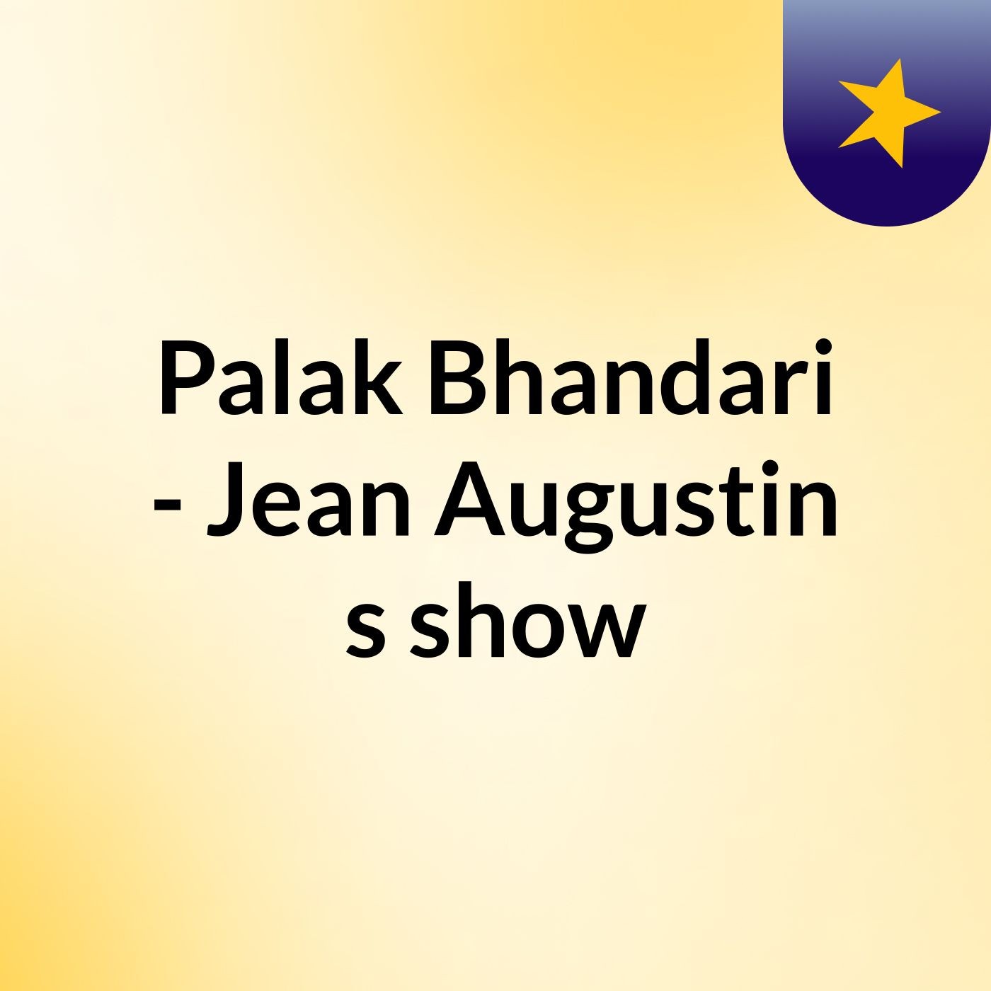 Palak Bhandari - Jean Augustin's show