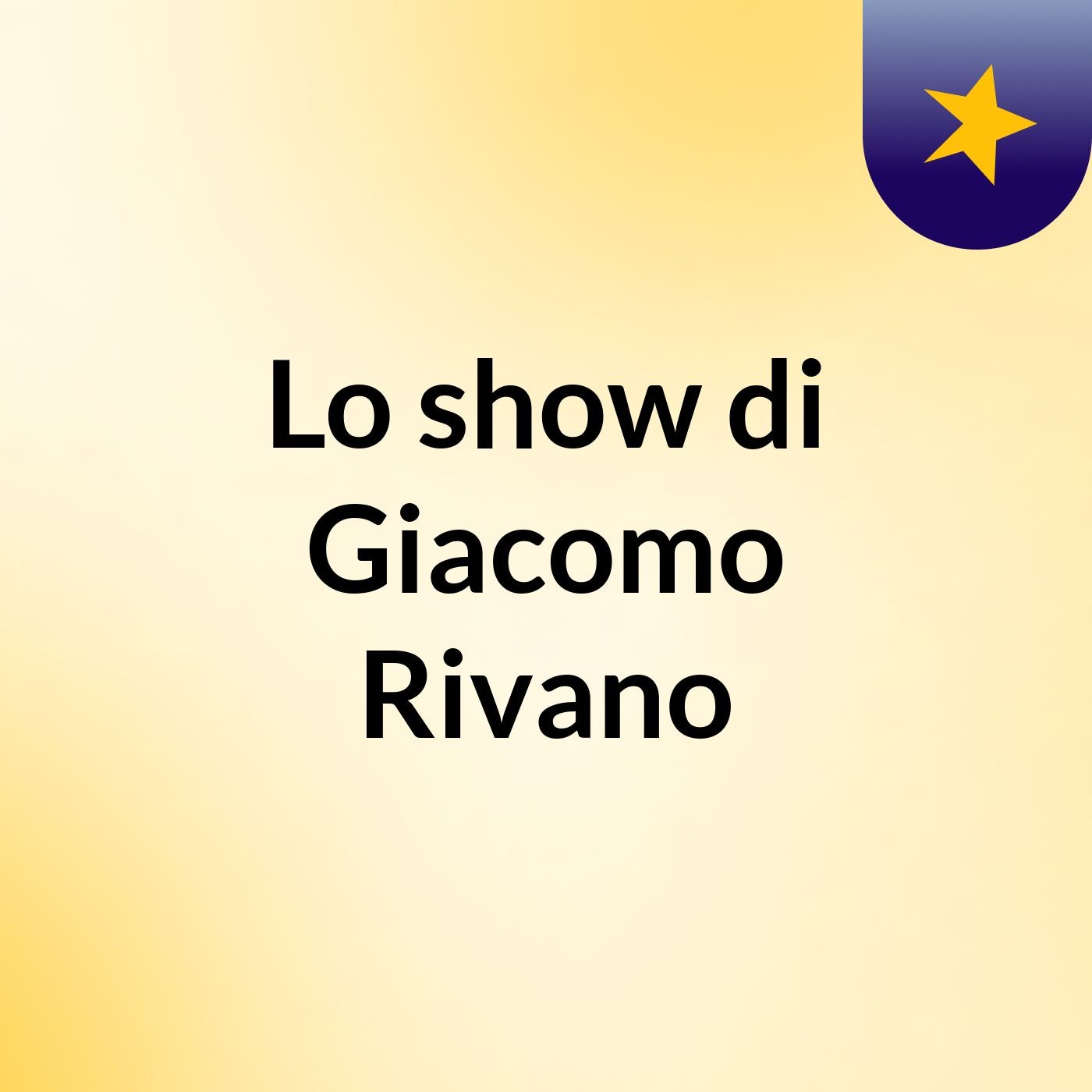 Lo show di Giacomo Rivano