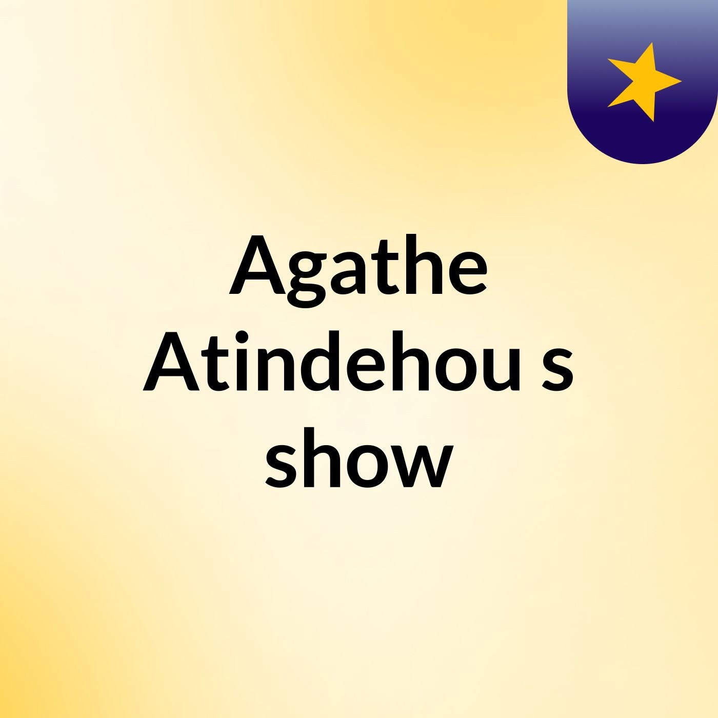 Agathe Atindehou's show