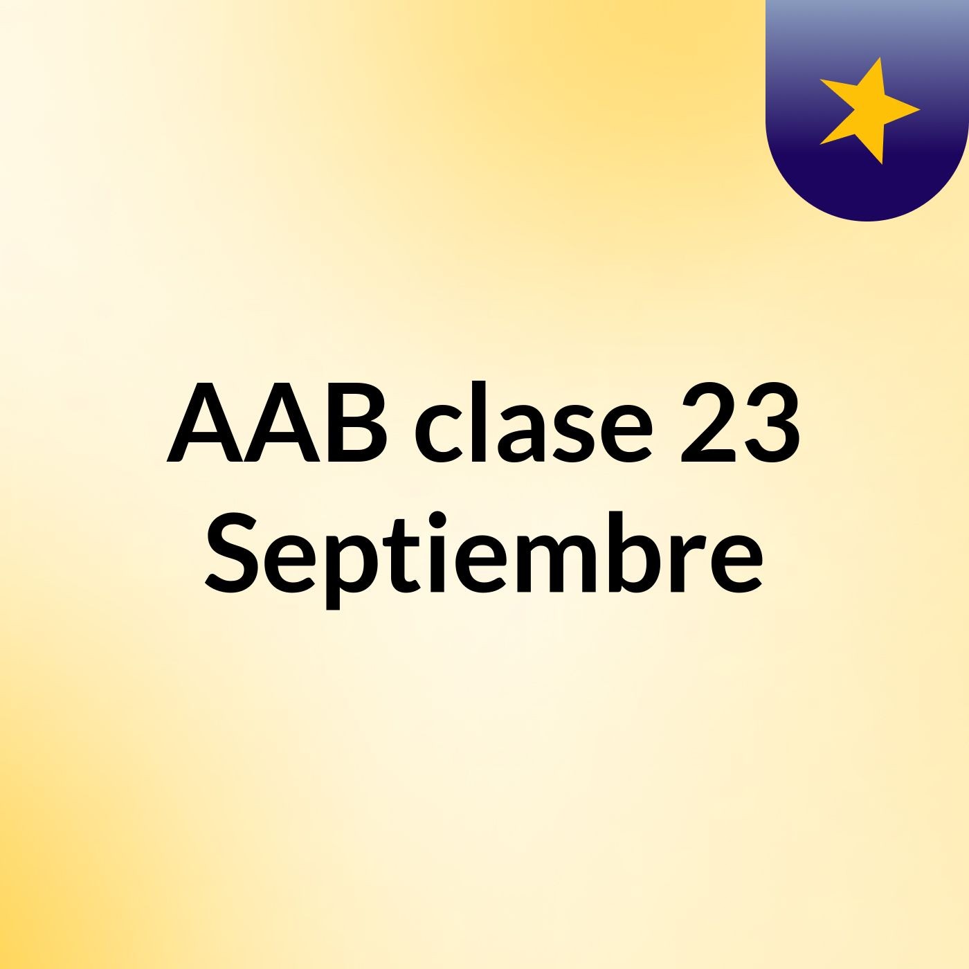 AAB clase 23 Septiembre