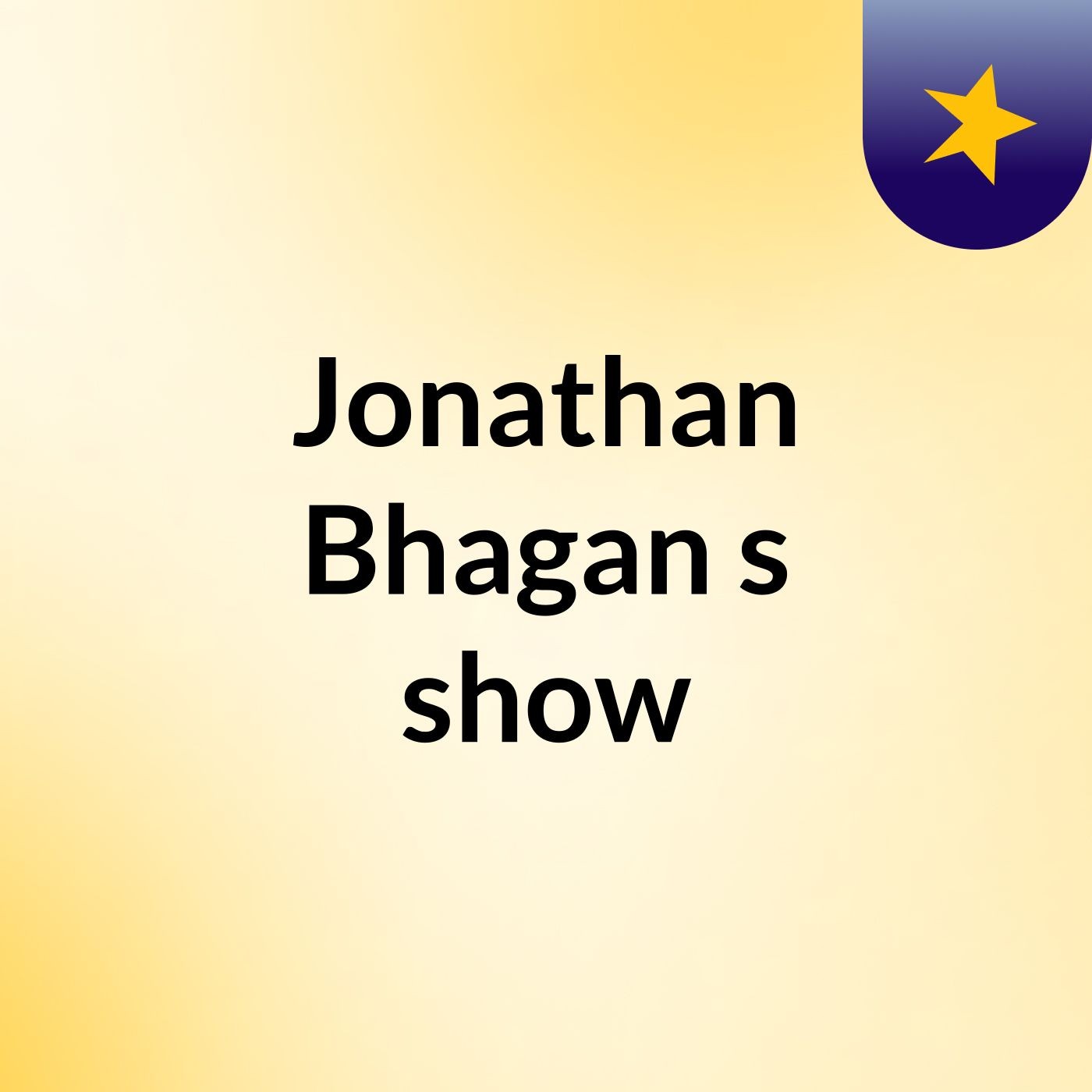 Jonathan Bhagan's show cover art