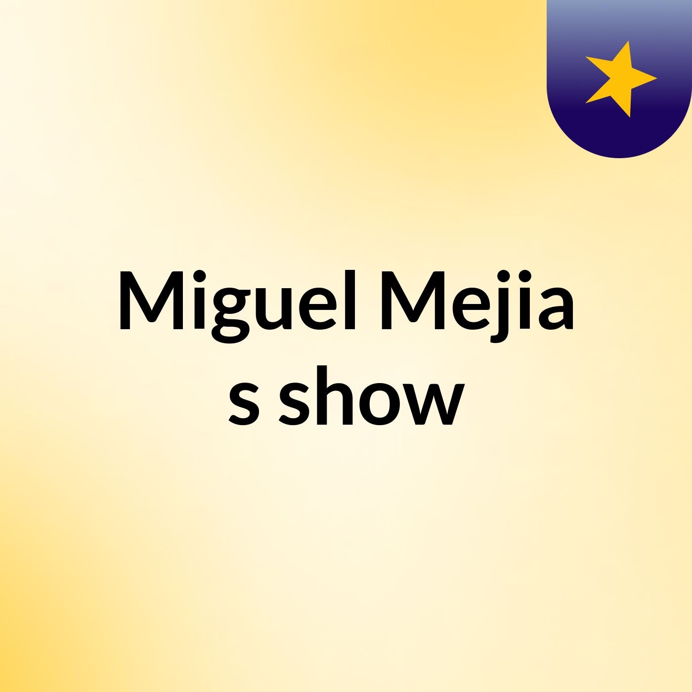 Miguel Mejia's show