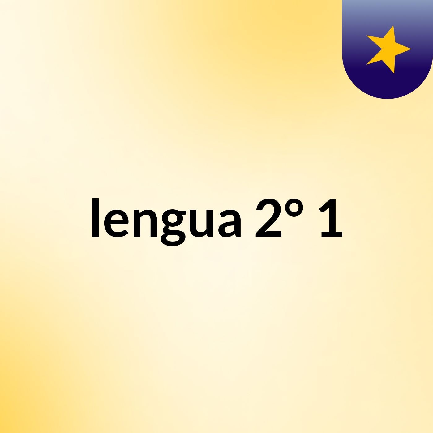 lengua 2° 1