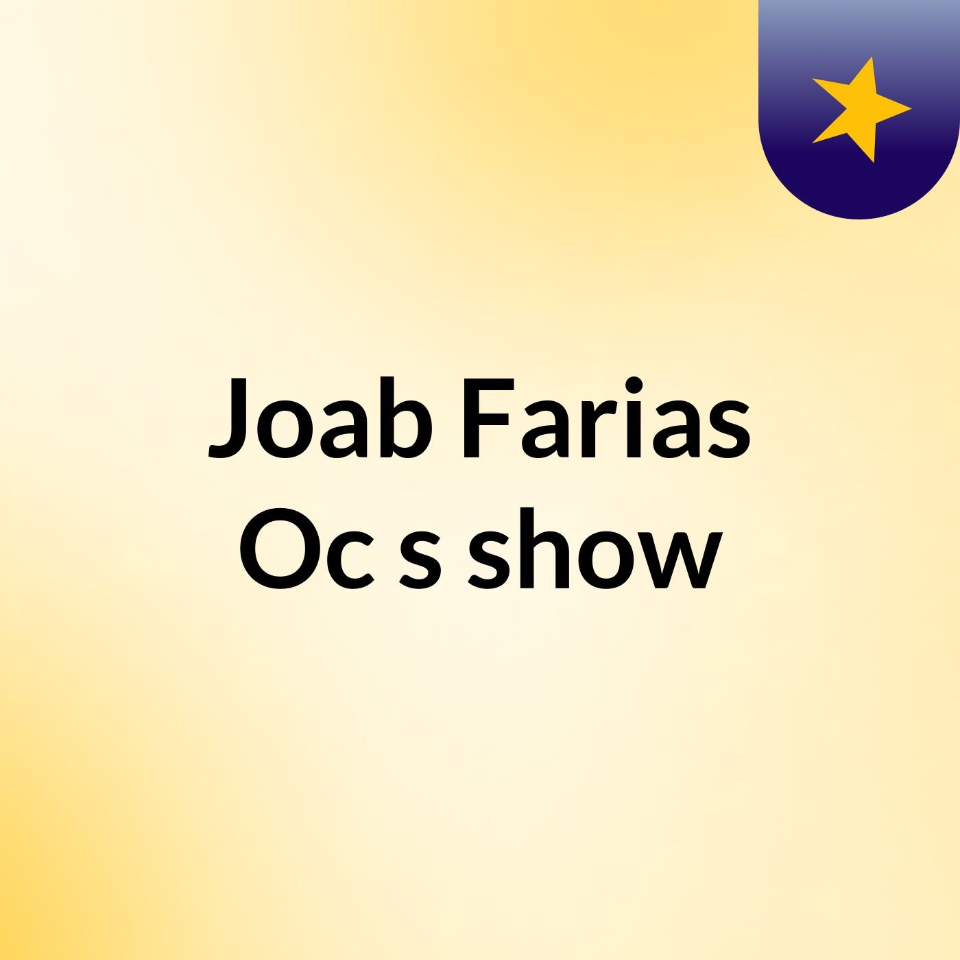 Joab Farias Oc's show