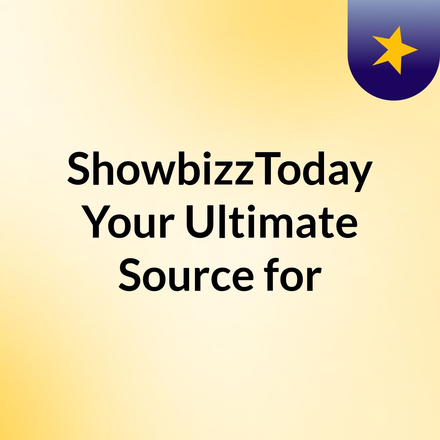 ShowbizzToday: Your Ultimate Source for podcast artwork