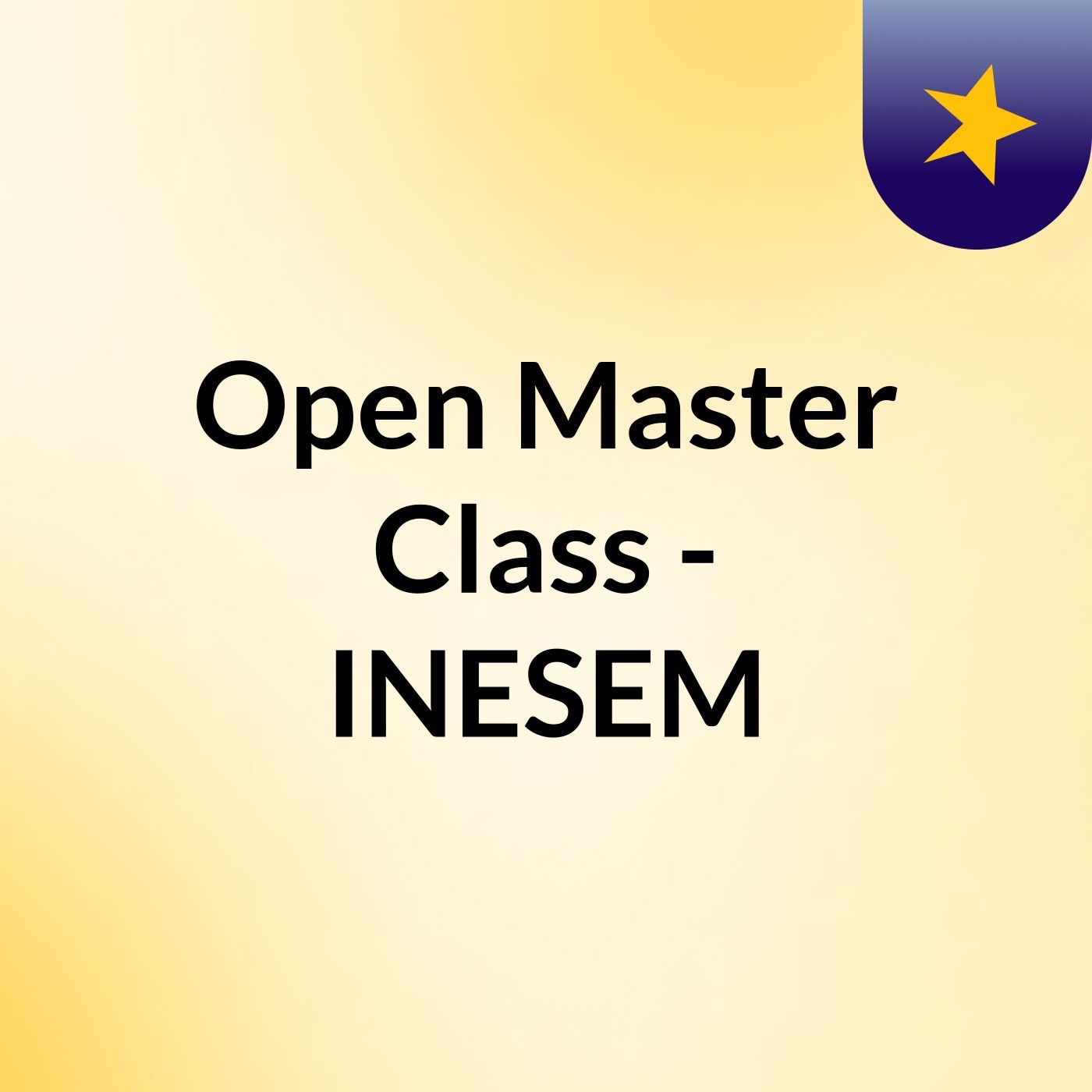 Open Master Class - INESEM
