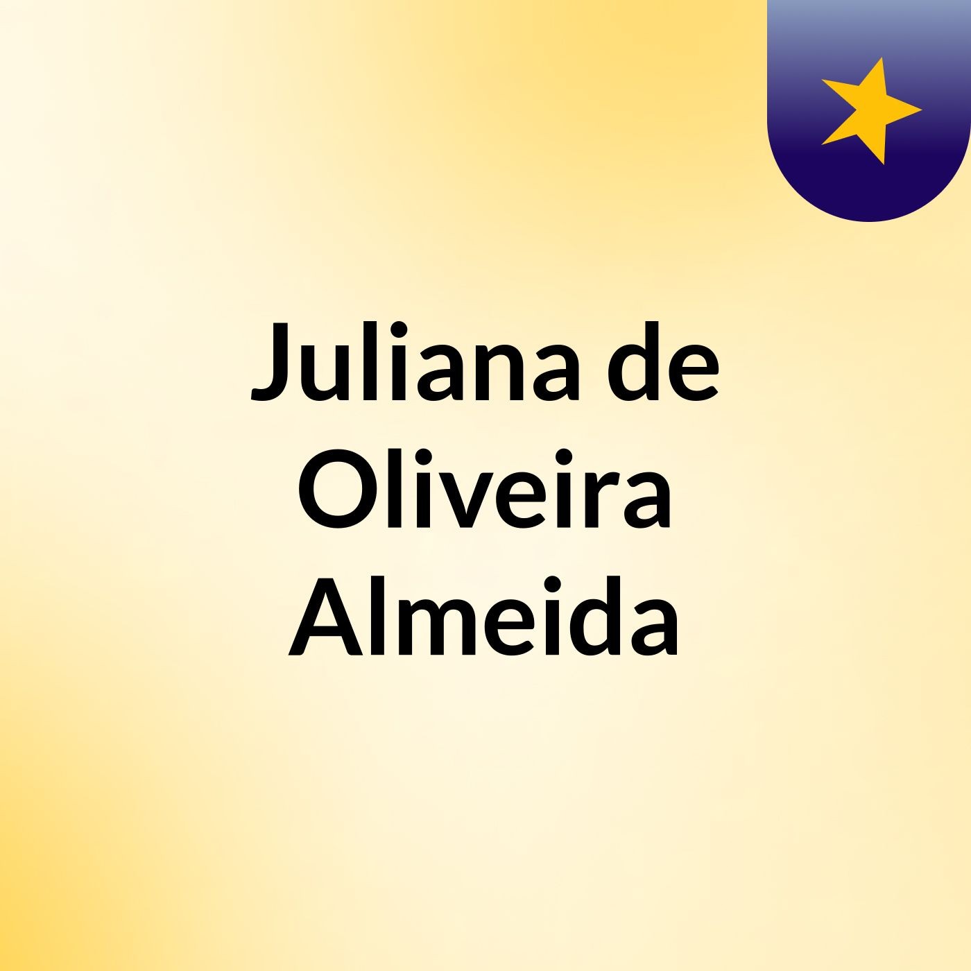 Juliana de Oliveira Almeida