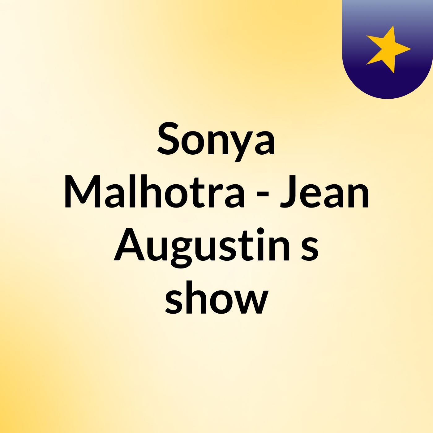 Sonya Malhotra - Jean Augustin's show
