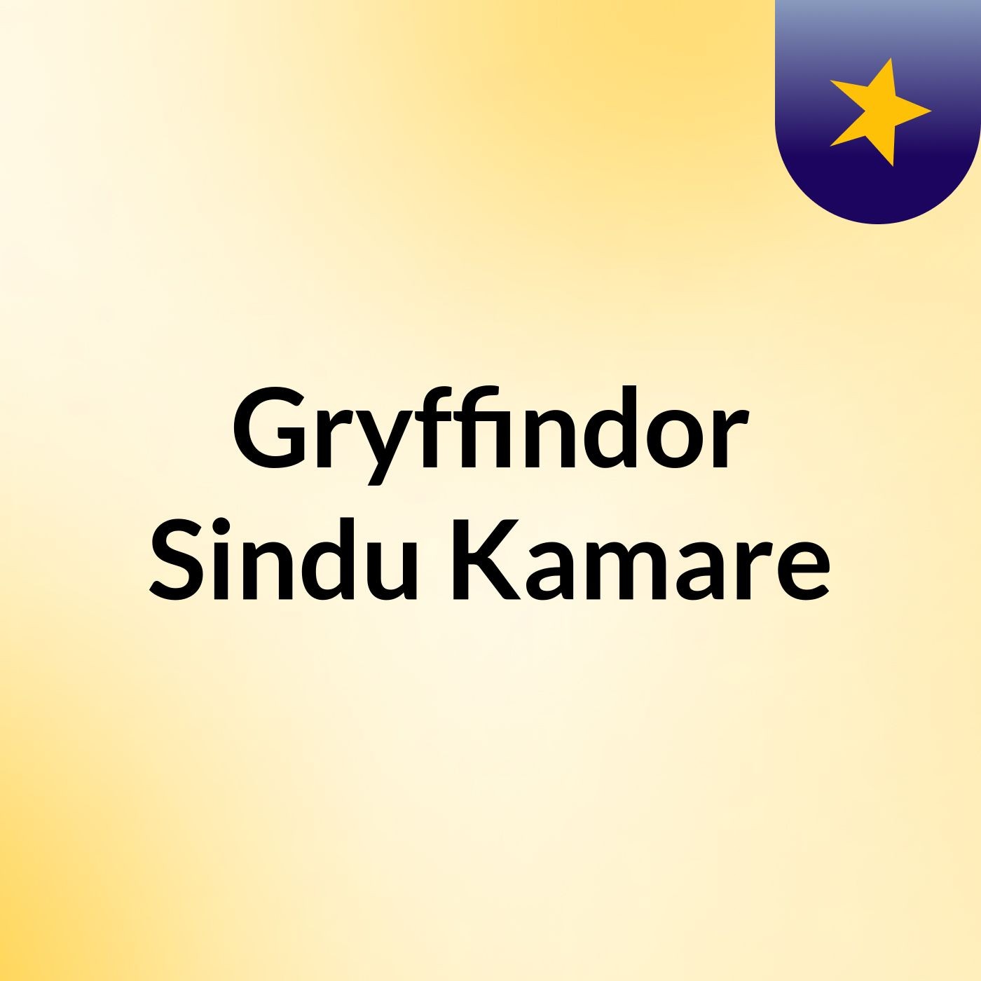 Gryffindor Sindu Kamare