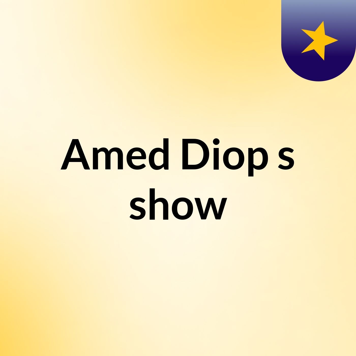 Amed Diop's show