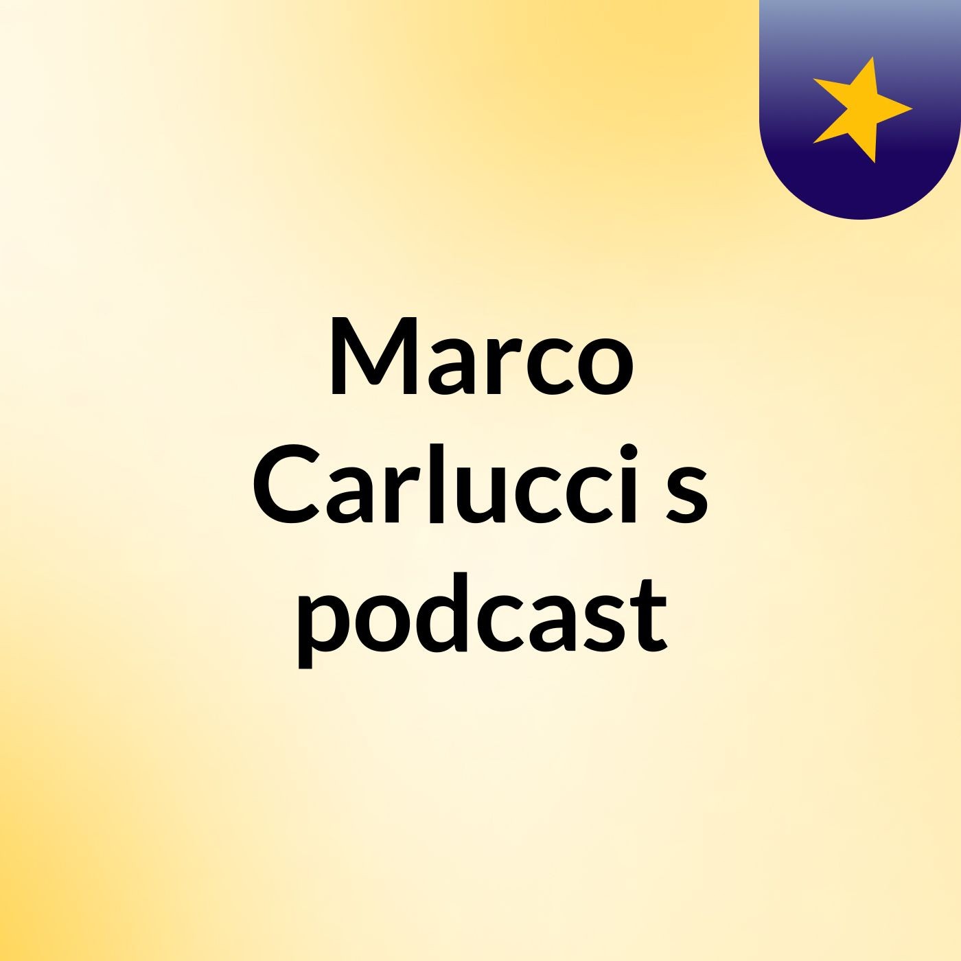 Marco Carlucci's podcast podcast artwork