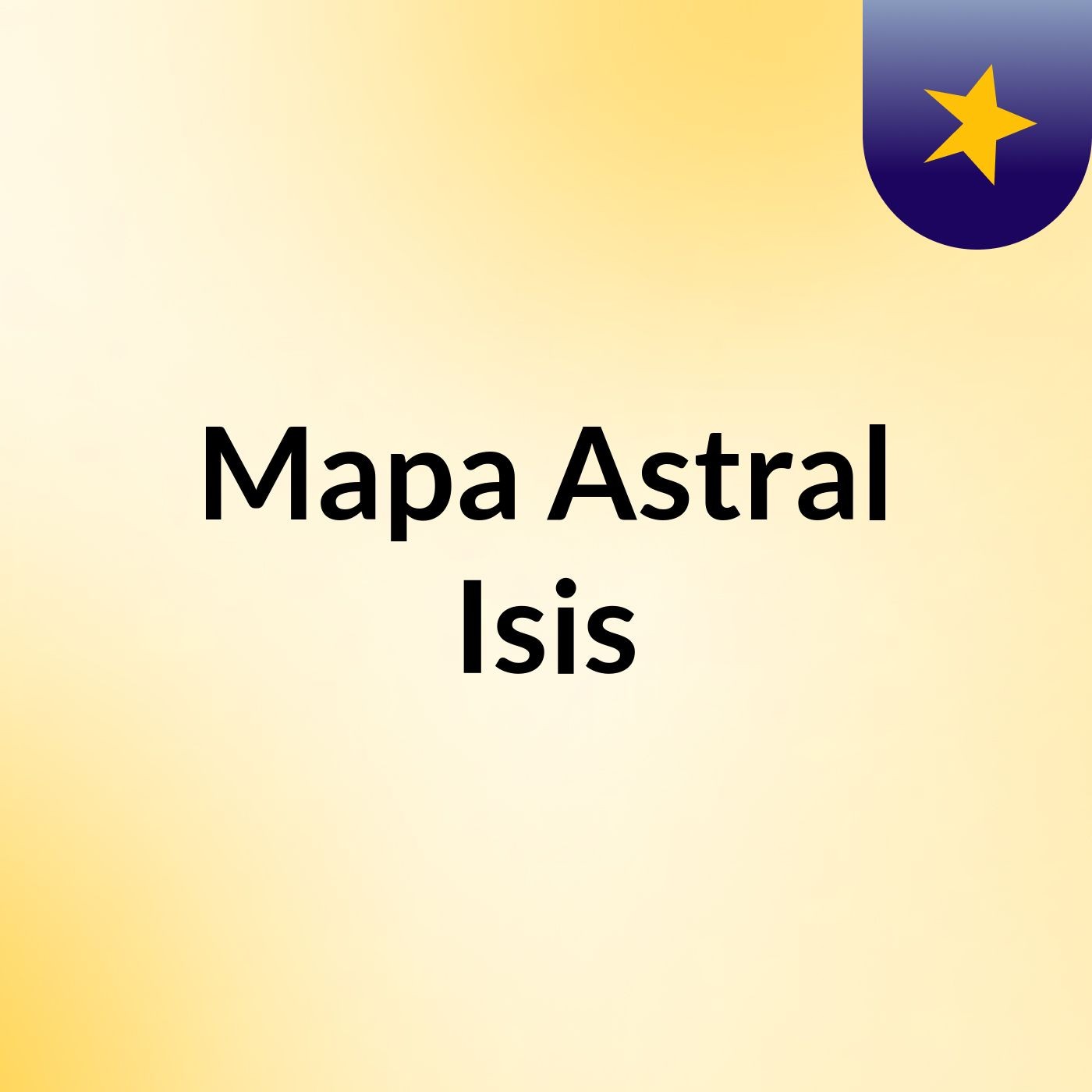 Mapa Astral Isis