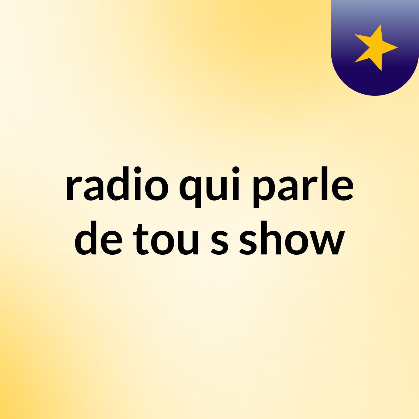 radio qui parle de tou's show