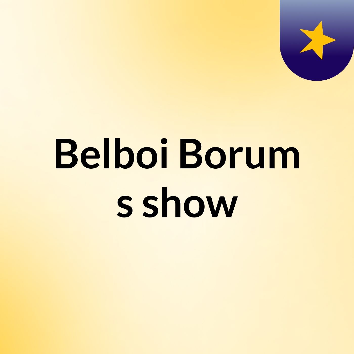 Belboi Borum's show cover art