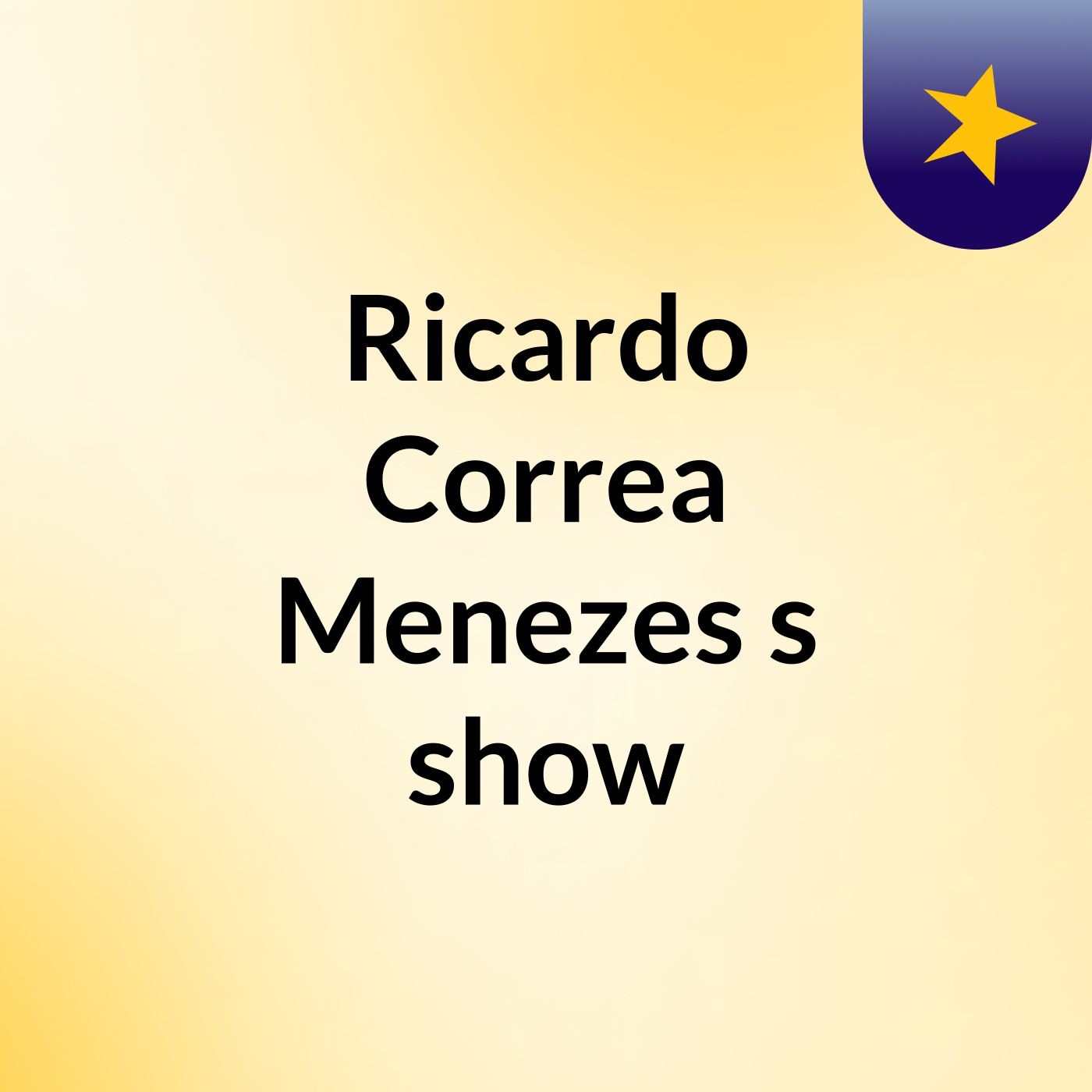 Ricardo Correa Menezes's show