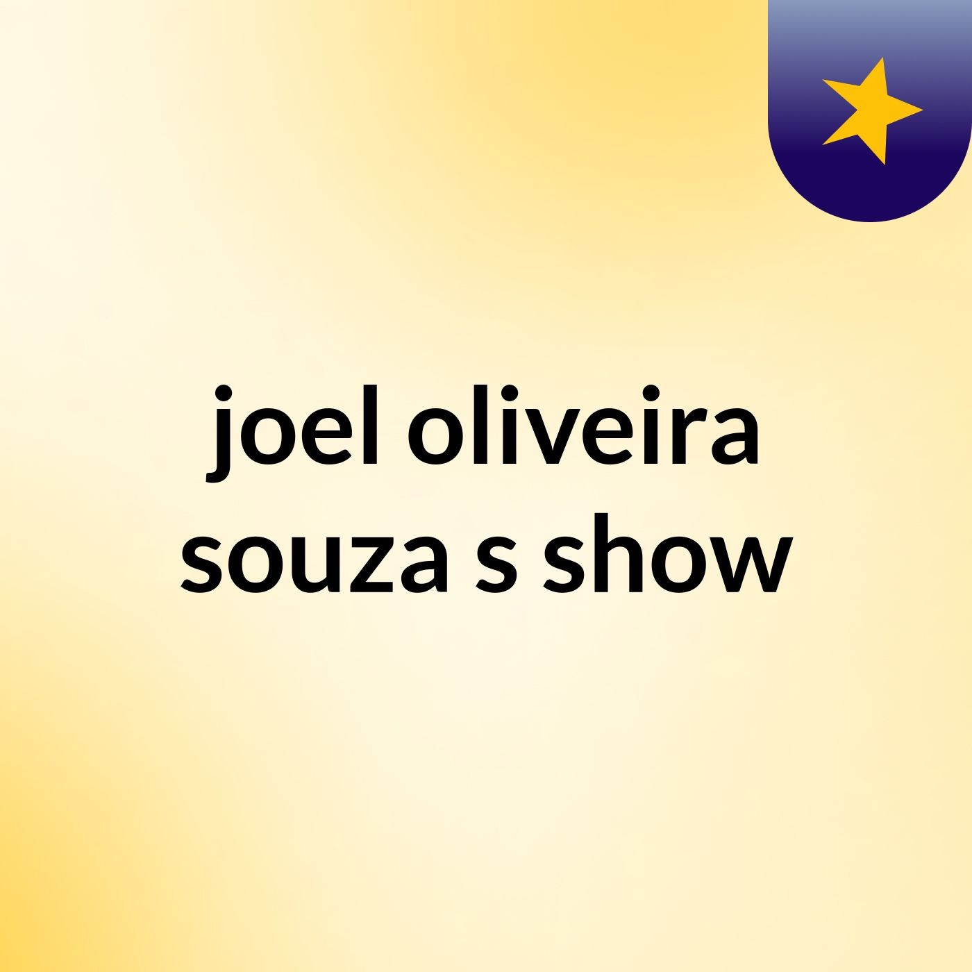 joel oliveira souza's show
