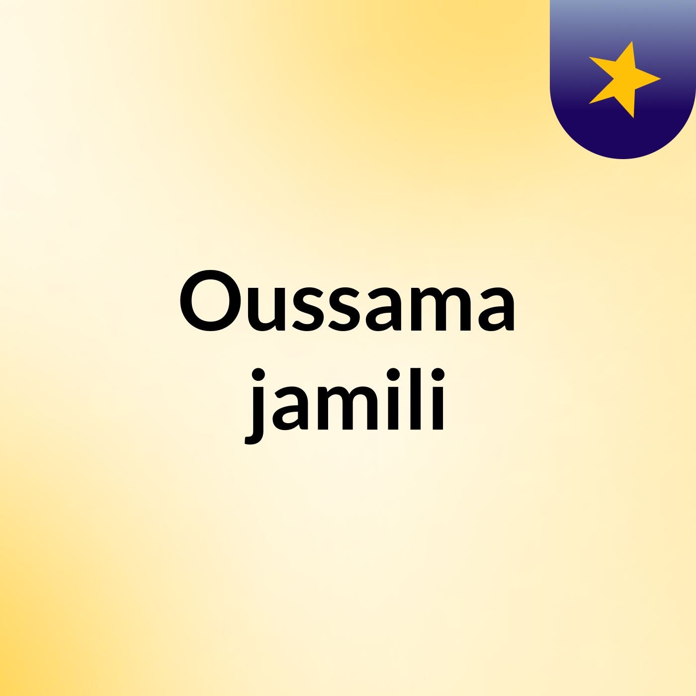 Oussama jamili