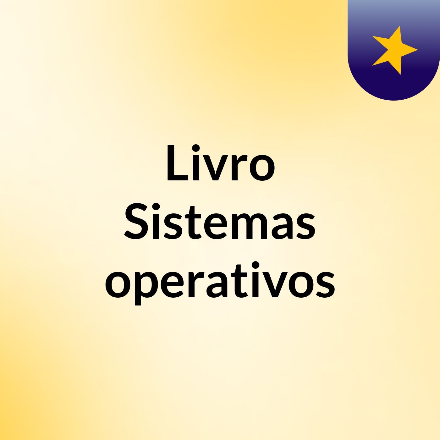 Livro Sistemas operativos podcast artwork