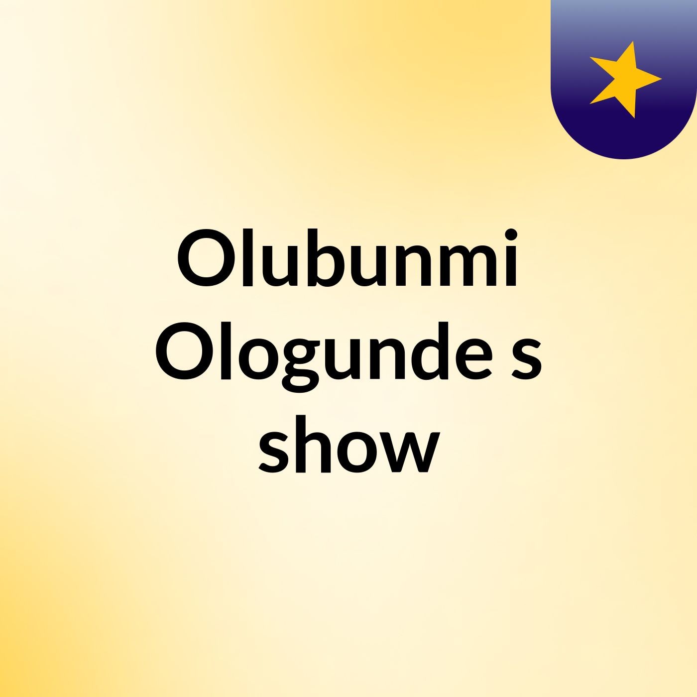Olubunmi Ologunde's show