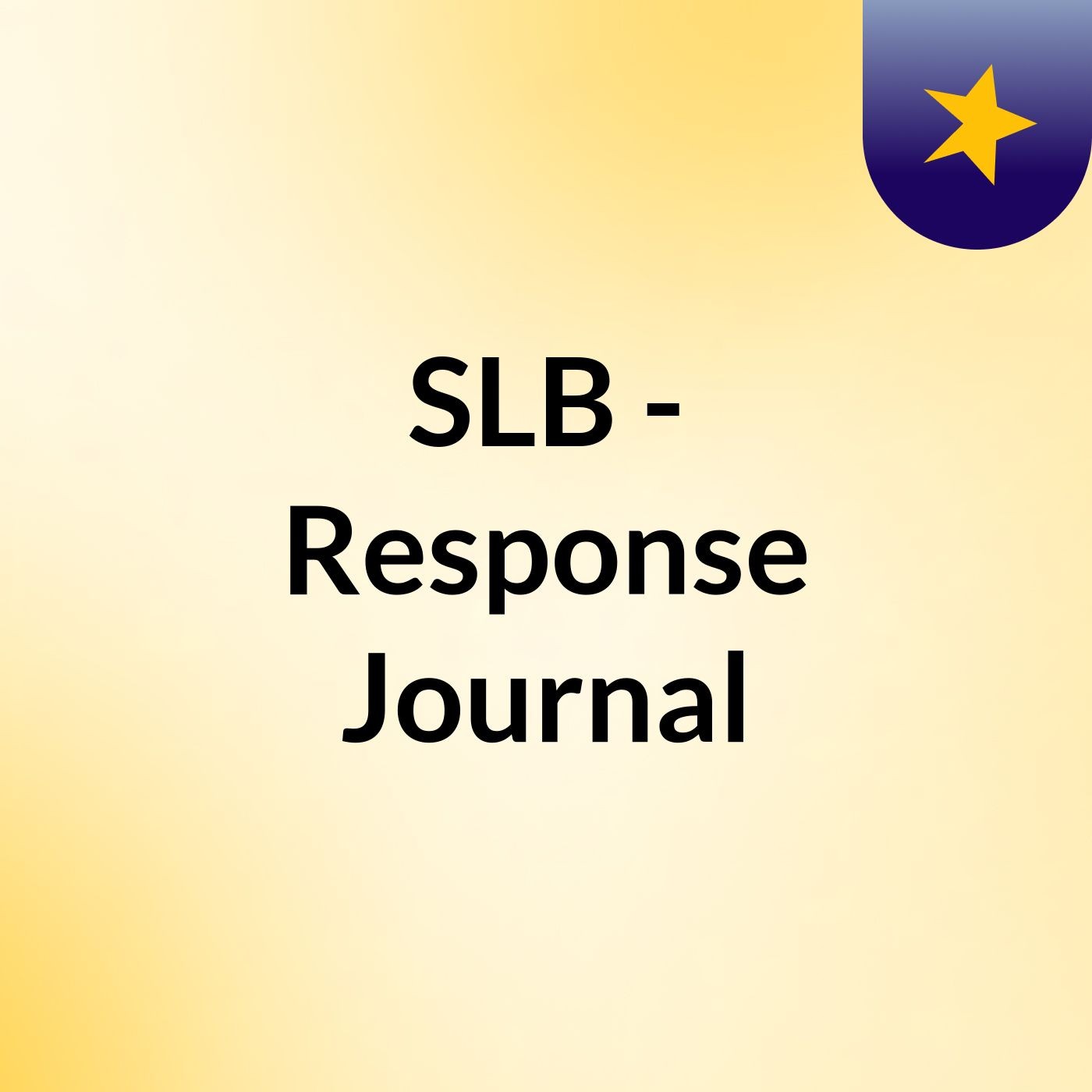SLB - Response Journal