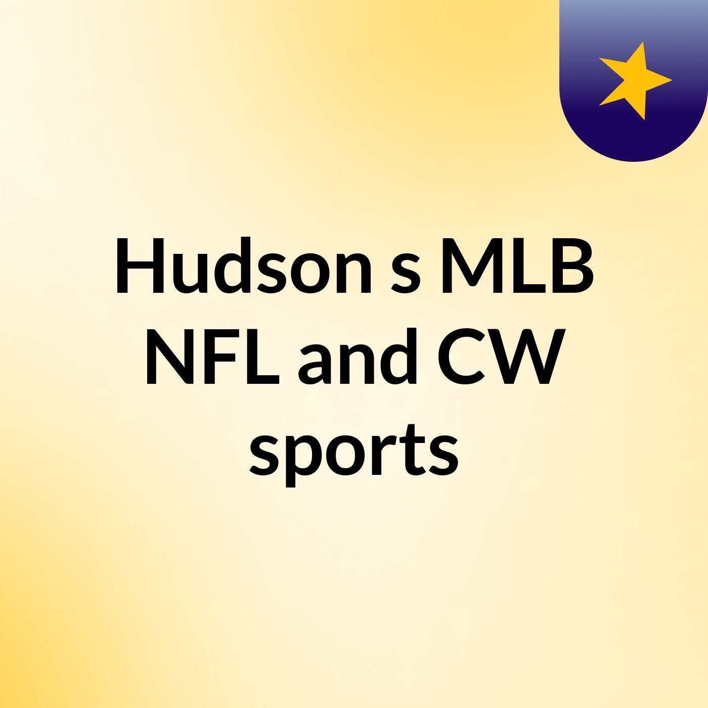 Hudson's MLB,NFL and CW sports