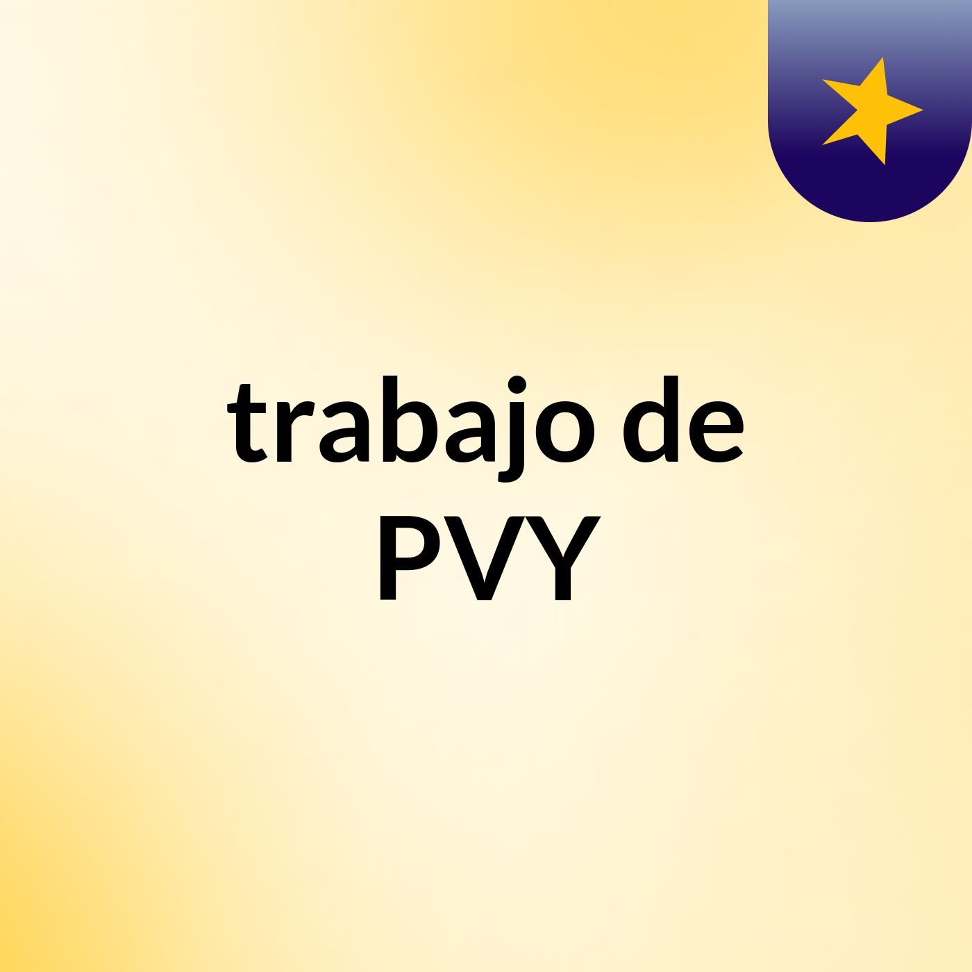 trabajo de PVY