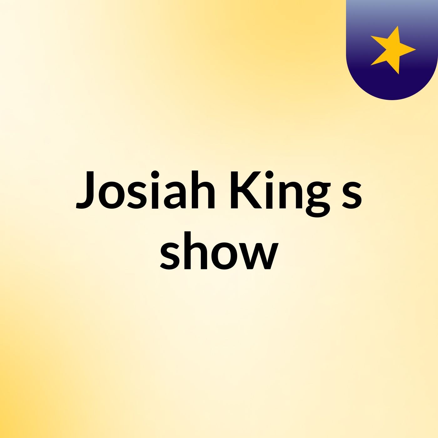 Josiah King's show