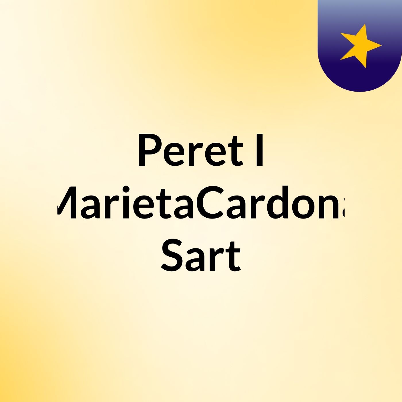 Peret I MarietaCardona Sart
