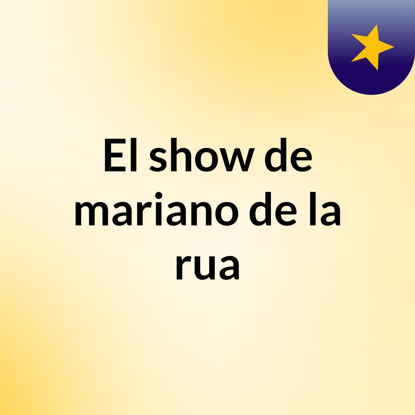 El show de mariano de la rua