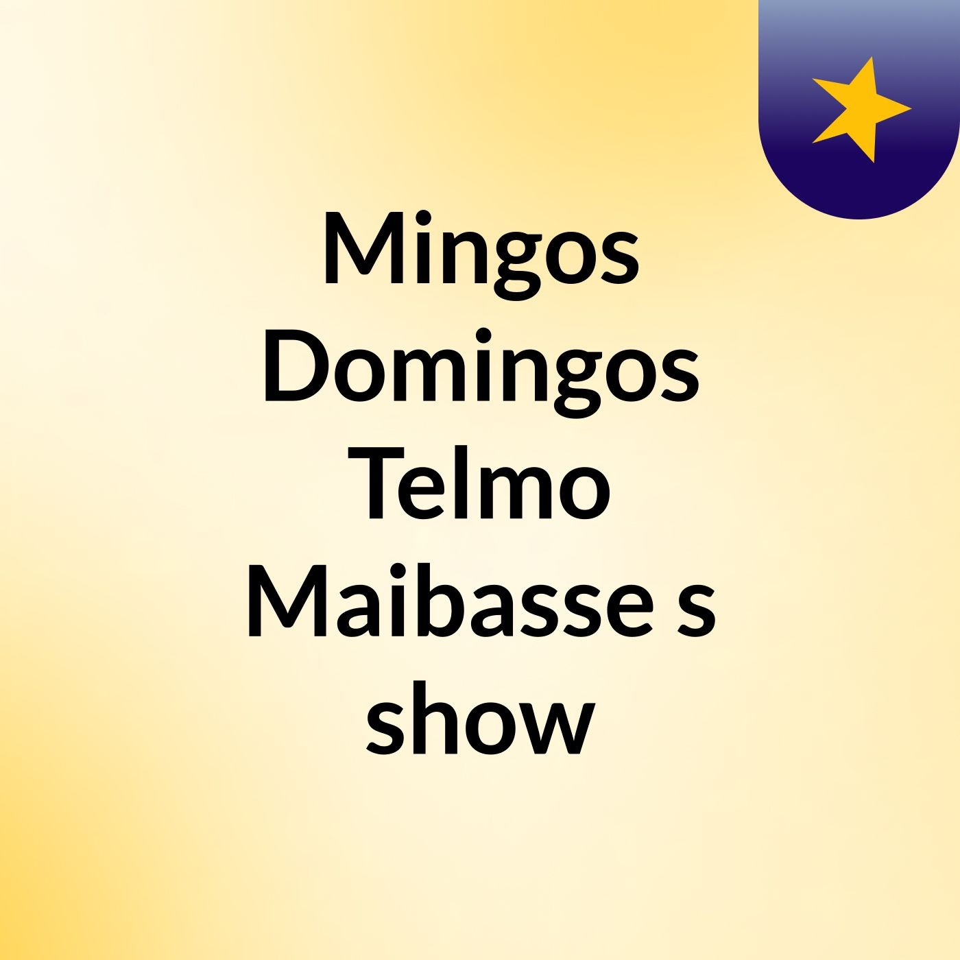 Mingos Domingos Telmo Maibasse's show